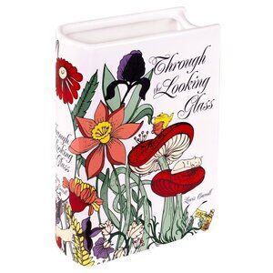 Through the Looking Glass Large Book Vase